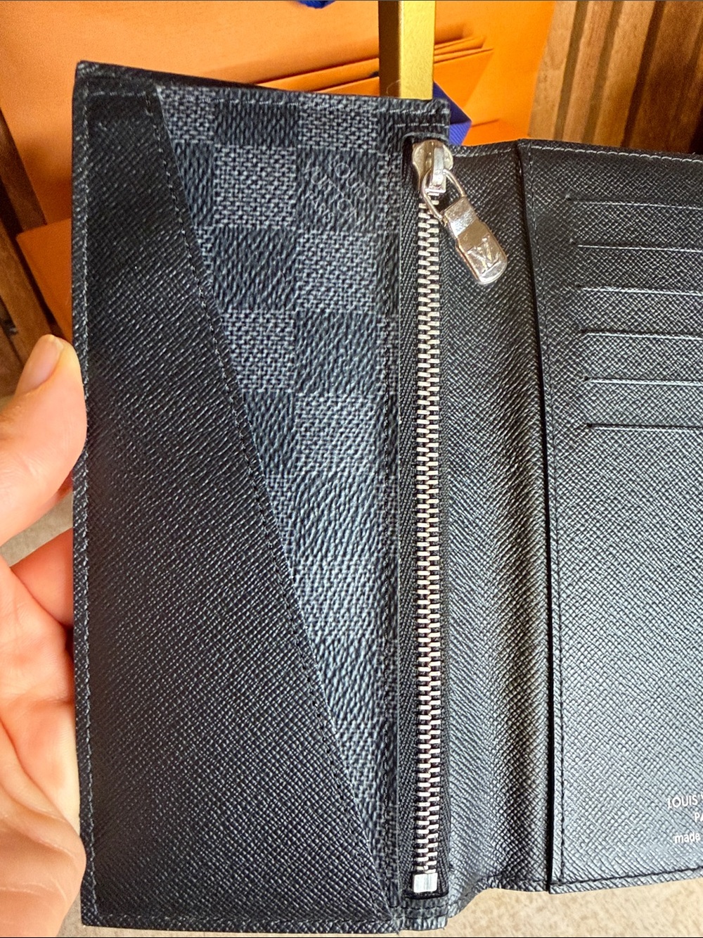 Louis Vuitton Black Damier Graphite Wallet - Picture 6 of 14